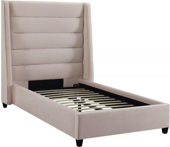 Tov Furniture Beds - Koah Blush Velvet Bed in Twin