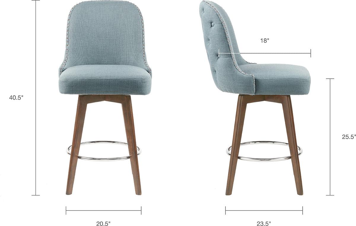 Olliix.com Barstools - Kobe Counter Stool Blue