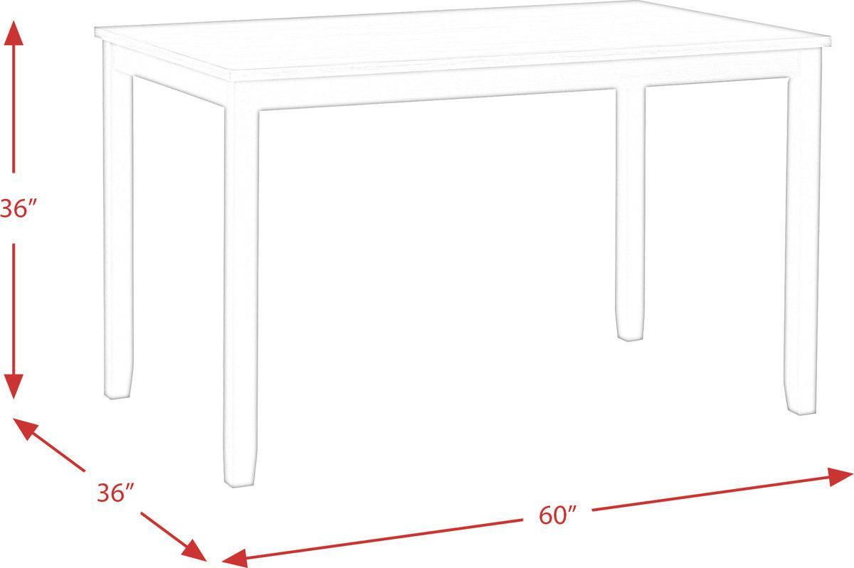 Elements Dining Sets - Kona Counter Height 6 Piece Dining Set-Table, Four Chairs & Bench