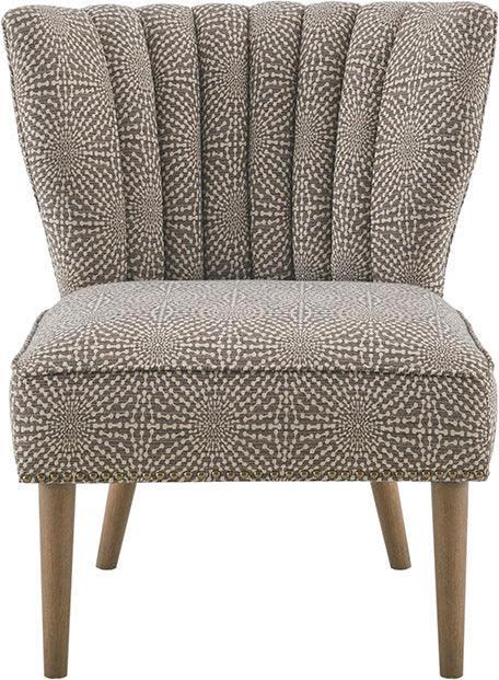 Olliix.com Accent Chairs - Korey Channel Back Slipper Chair Beige