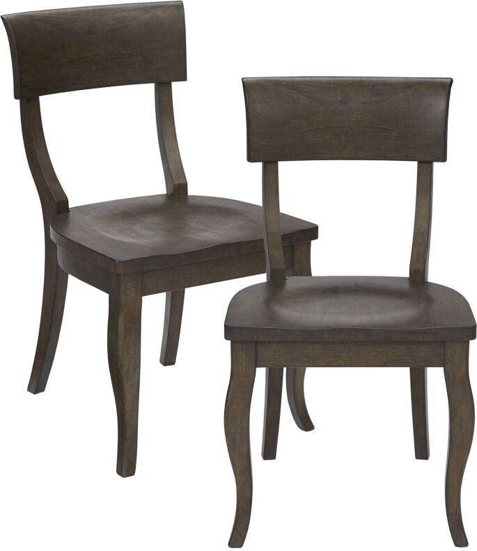 Olliix.com Dining Chairs - Korina Chair Cabriolet (set of 2) Charcoal