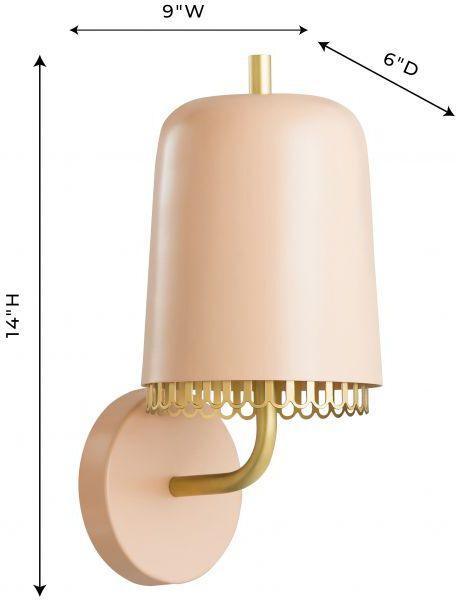 Tov Furniture Ceiling Lights - Kuli Blush Wall Sconce