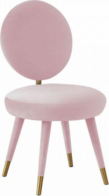 Tov Furniture Dining Chairs - Kylie Bubblegum Velvet Dining Chair