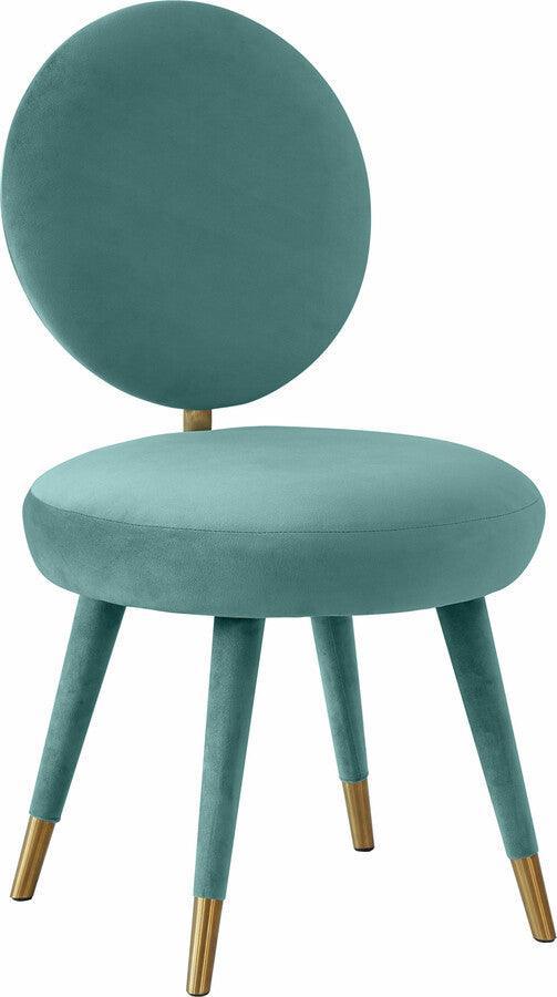 Tov Furniture Dining Chairs - Kylie Velvet Dining Chair Sea Blue