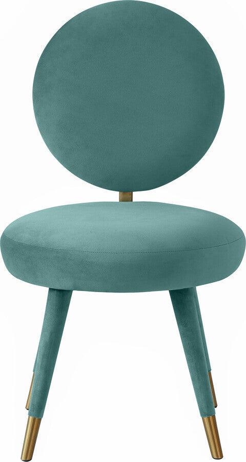Tov Furniture Dining Chairs - Kylie Velvet Dining Chair Sea Blue