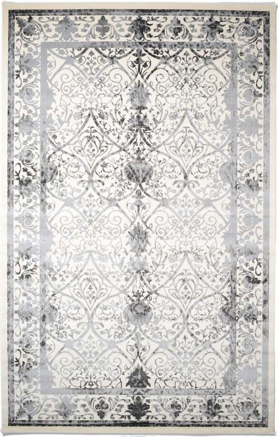 Unique Loom Indoor Rugs - La Jolla Farmhouse Palace Rectangular Rug Gray