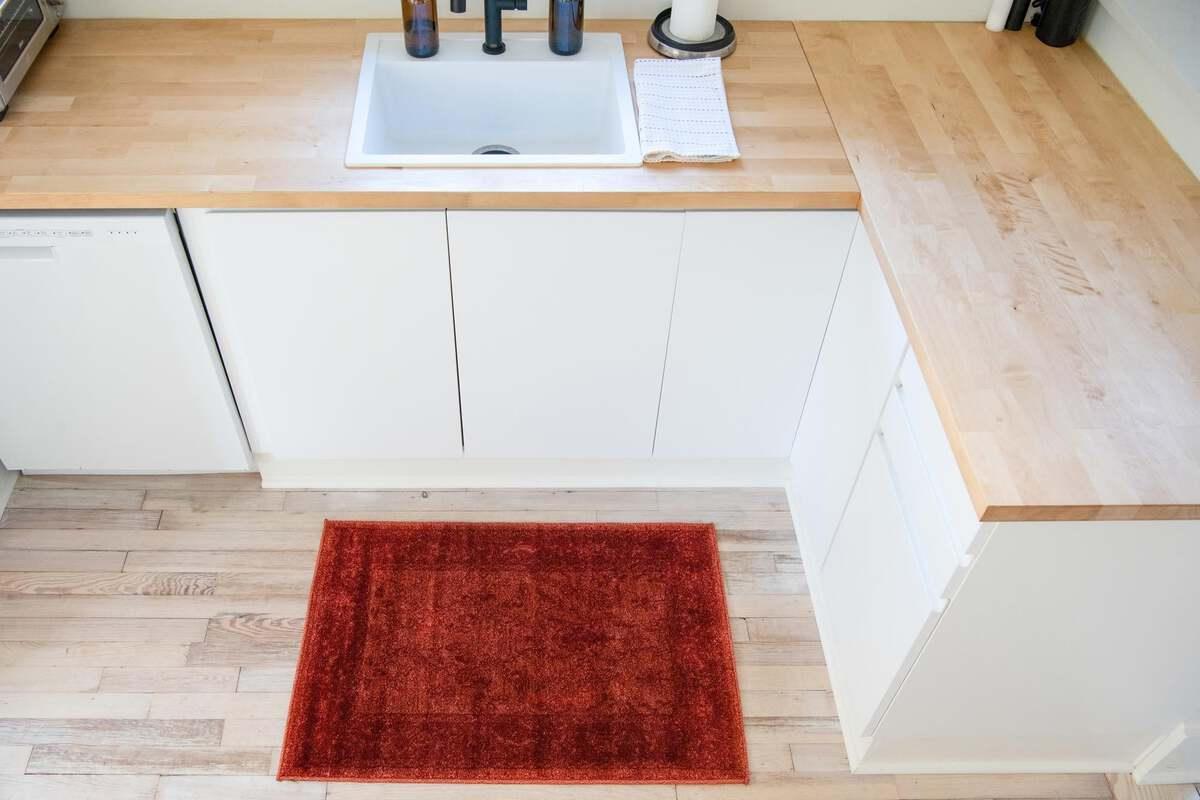 Unique Loom Indoor Rugs - La Jolla Modern Palace Rectangular Rug Orange