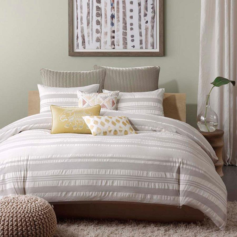 Olliix.com Comforters & Blankets - Lakeside King Comforter Mini Set Gray