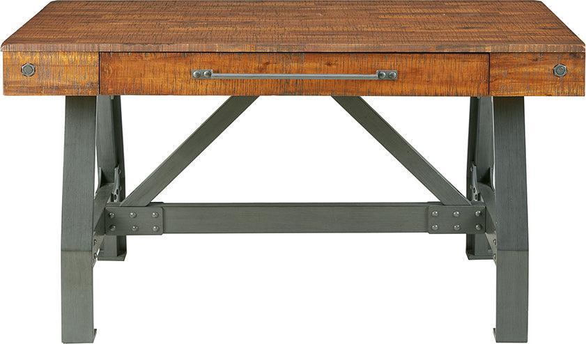 Olliix.com Desks - Lancaster Desk Amber & Graphite