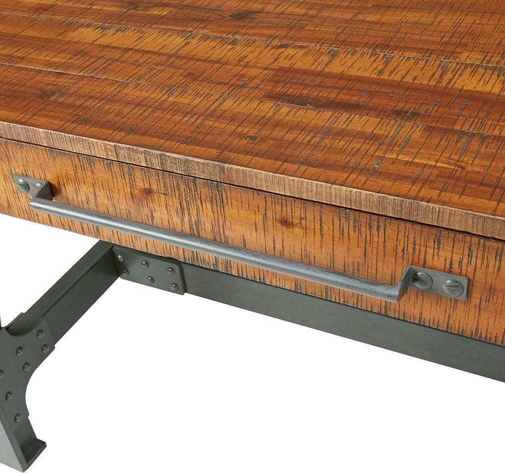 Olliix.com Desks - Lancaster Desk Amber & Graphite