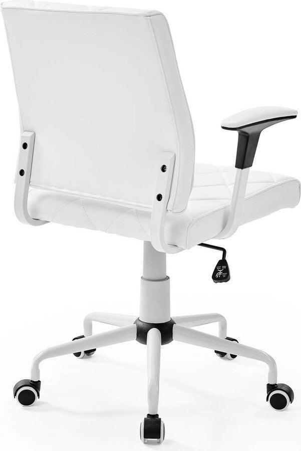 Modway lattice vinyl shop office chair