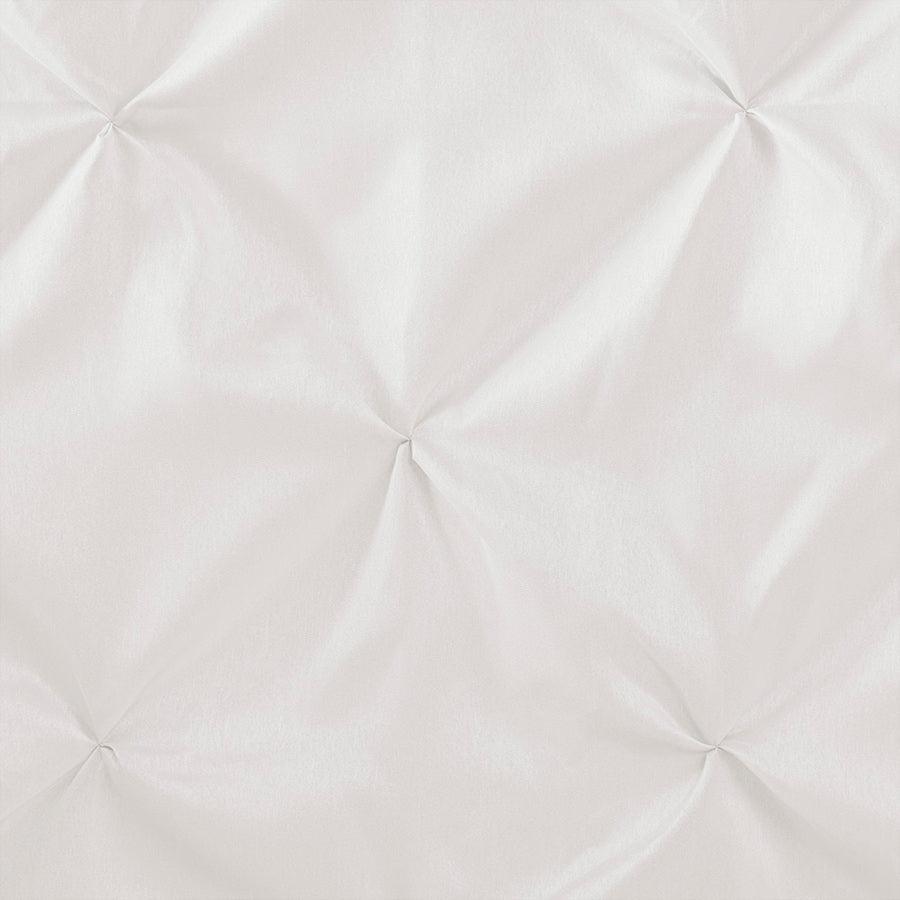 Olliix.com Shower Curtains - Laurel Tufted Semi-Sheer Shower Curtain White