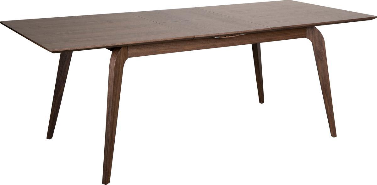 Euro Style Dining Tables - Lawrence 83" Extendable Dining Table Walnut