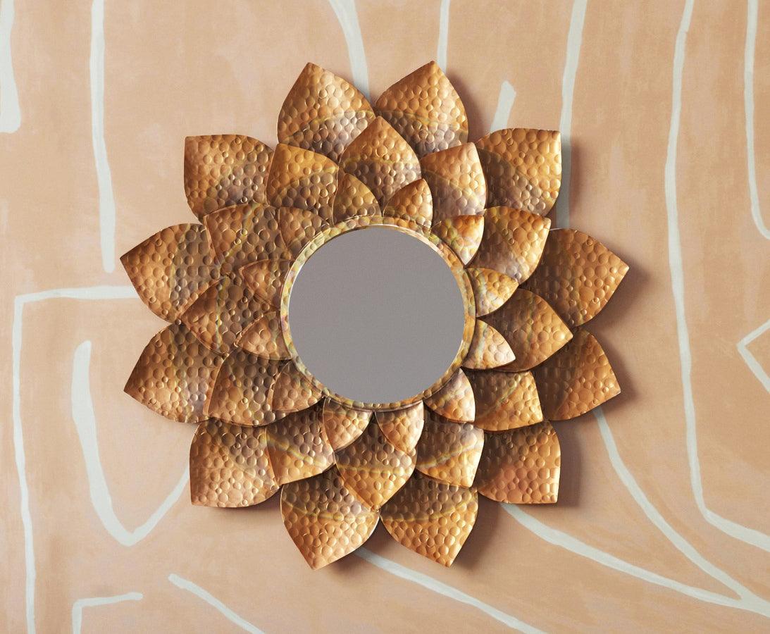 Tov Furniture Mirrors - Leaf Antique Mirror Antique Gold