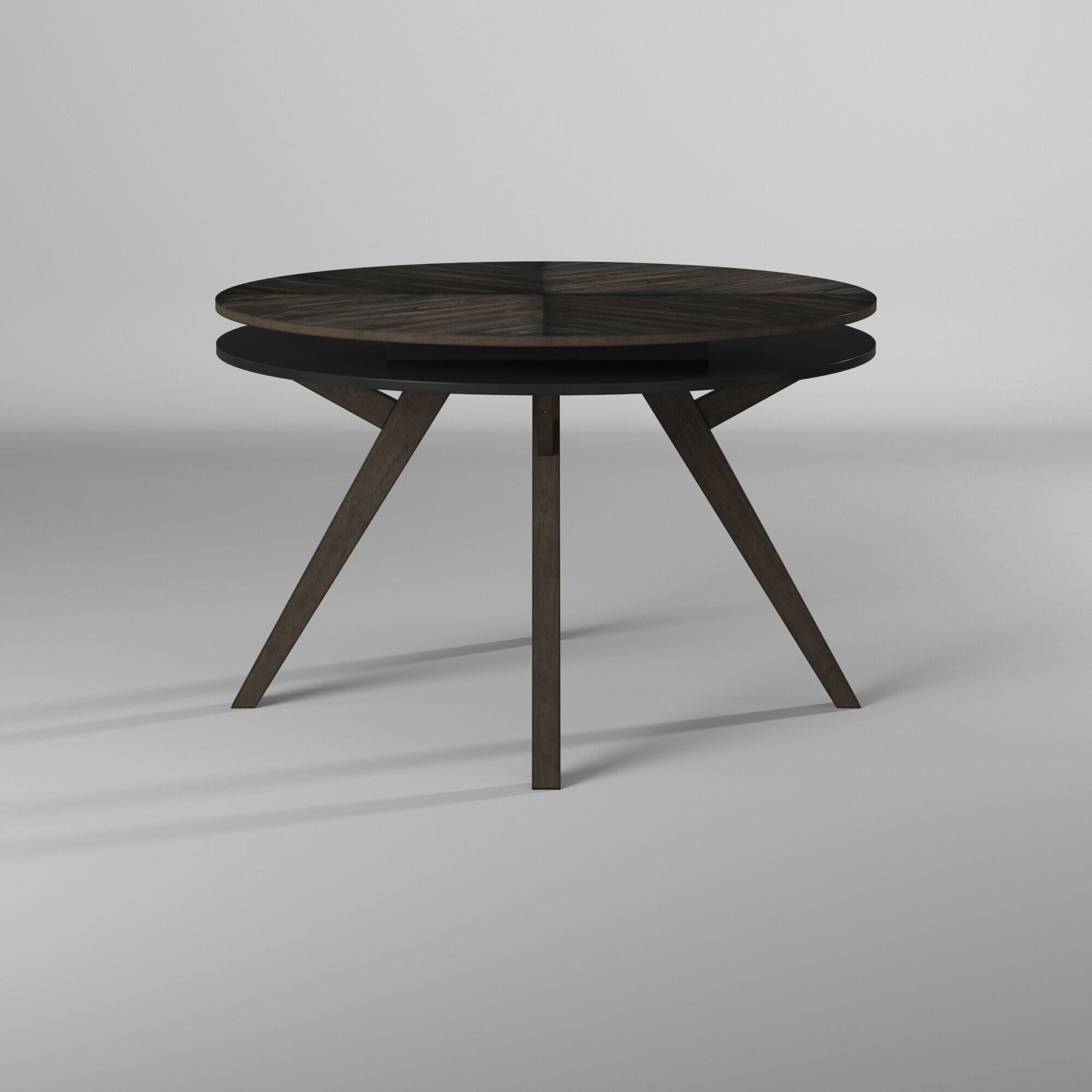 Alpine Furniture Dining Tables - Lennox Round Dining Table Dark Tobacco