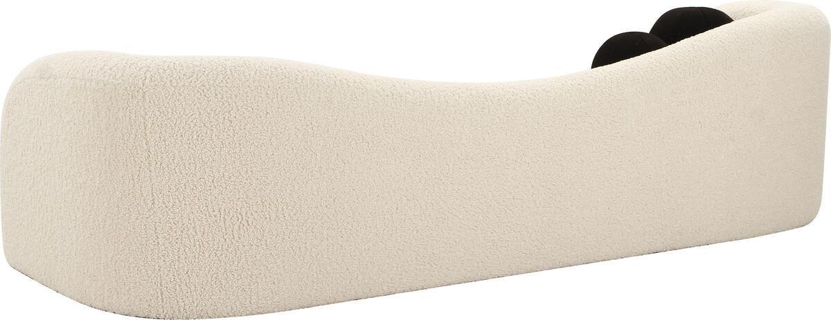 Tov Furniture Sofas & Couches - Leonie Beige Faux Shearling Sofa