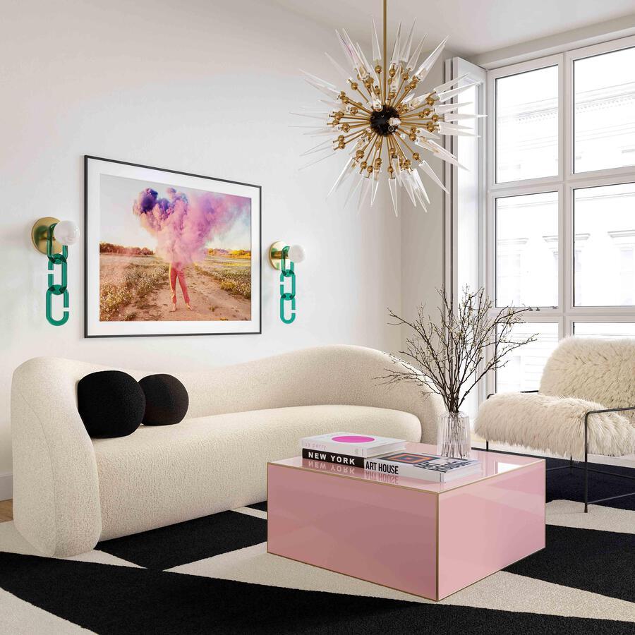 Tov Furniture Sofas & Couches - Leonie Beige Faux Shearling Sofa