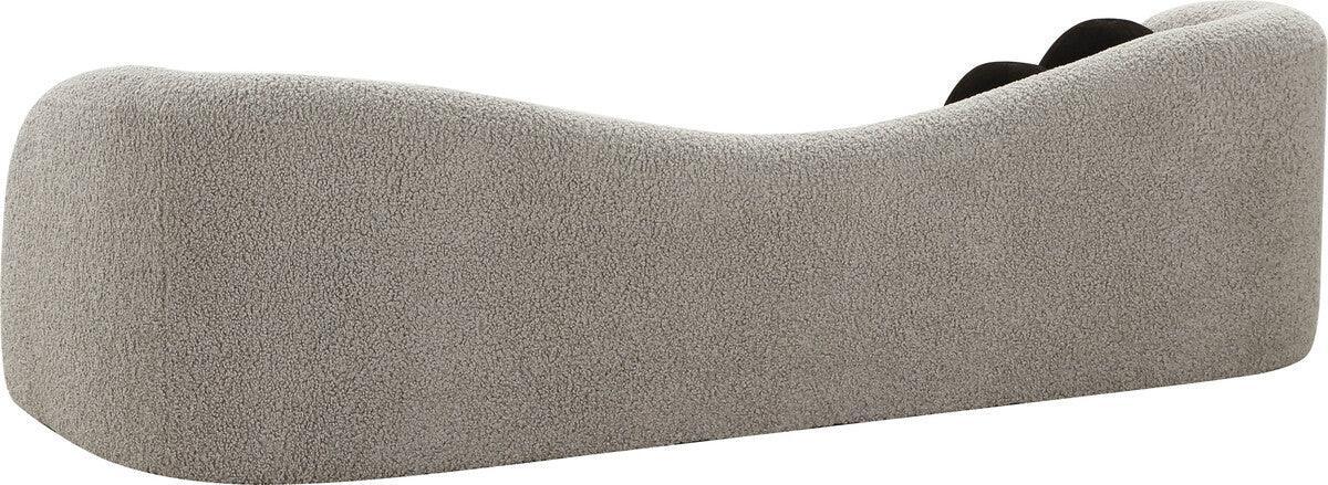 Tov Furniture Sofas & Couches - Leonie Grey Faux Shearling Sofa