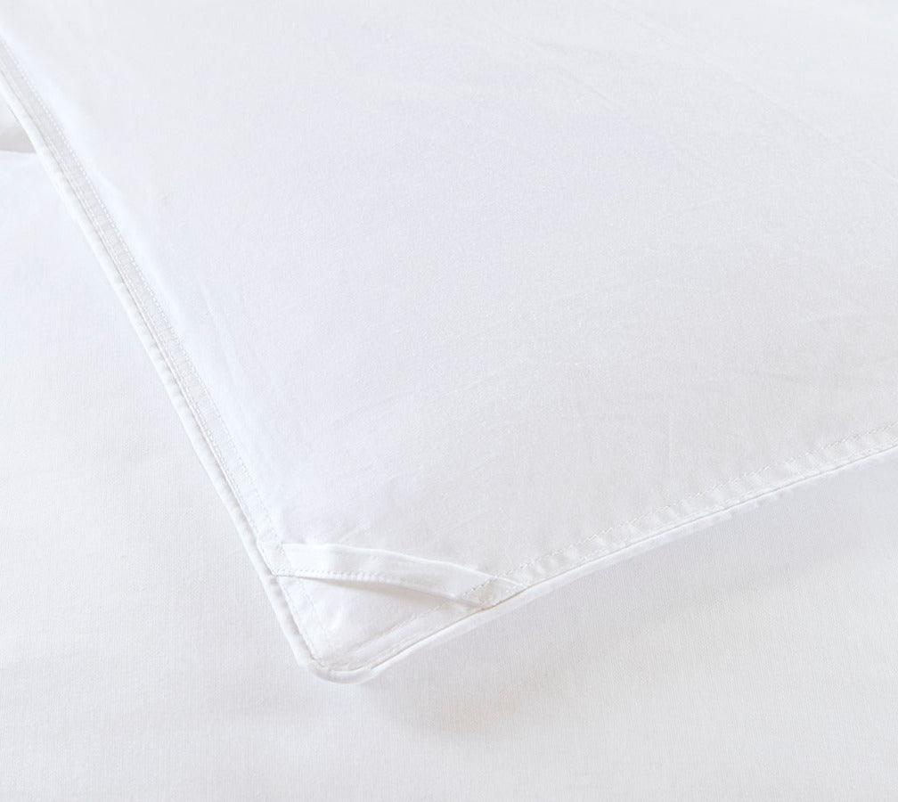 Olliix.com Comforters & Blankets - Level Full/Queen 2 300 TC Cotton Sateen Down Comforter with 3M Scotchgard White