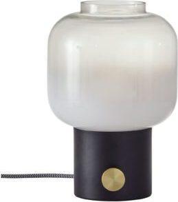 Adesso Table Lamps - Lewis Table Lamp Matte Black & Antique Brass
