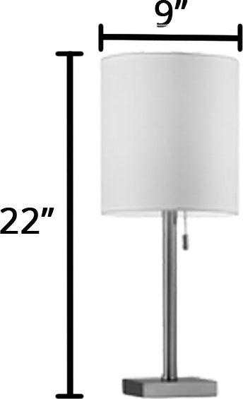 Adesso Table Lamps - Liam Table Lamp Brushed Steel