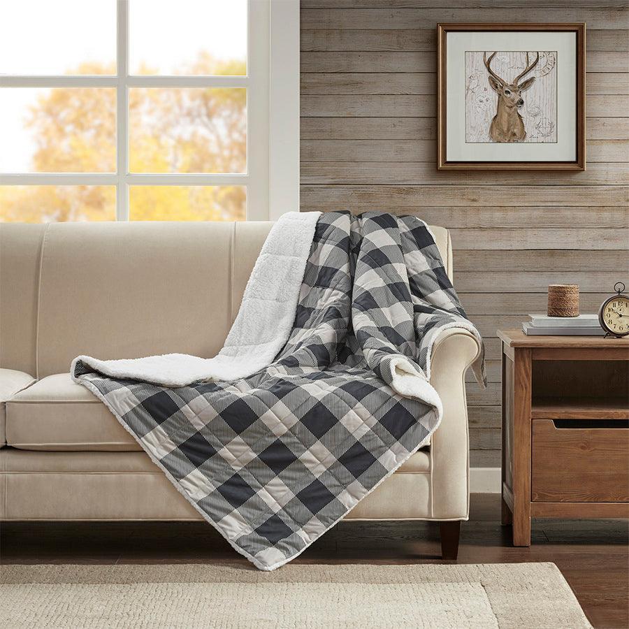 Olliix.com Pillows & Throws - Linden Lodge Oversized Softspun Down Alternative Throw 50x70" Tan
