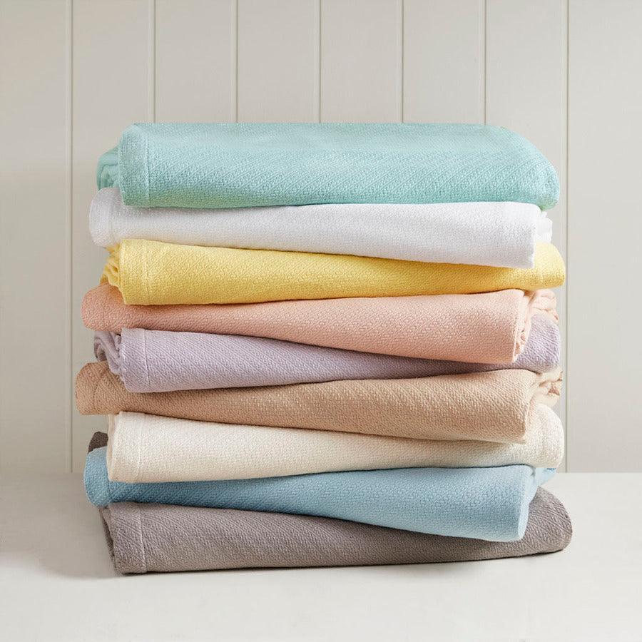 Olliix.com Comforters & Blankets - Liquid Cotton Blanket Full/Queen Linen