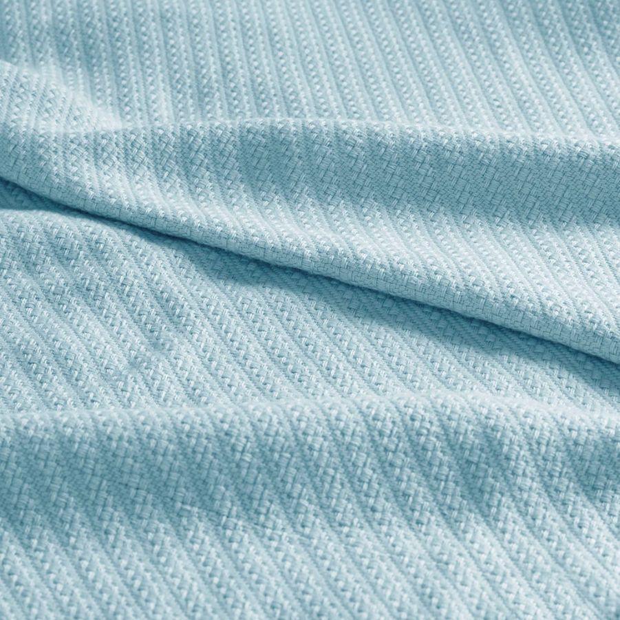 Olliix.com Comforters & Blankets - Liquid Cotton Full | Queen Blanket Blue