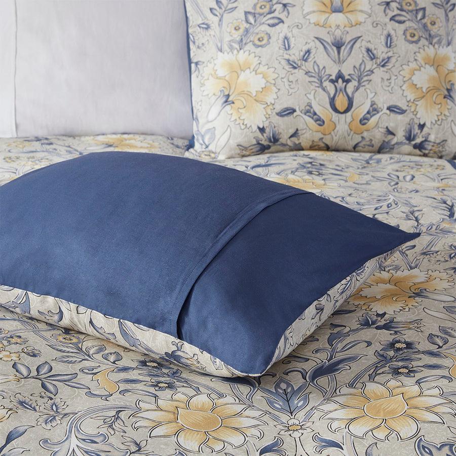Olliix.com Comforters & Blankets - Livia 6 Piece Cotton Comforter Set King