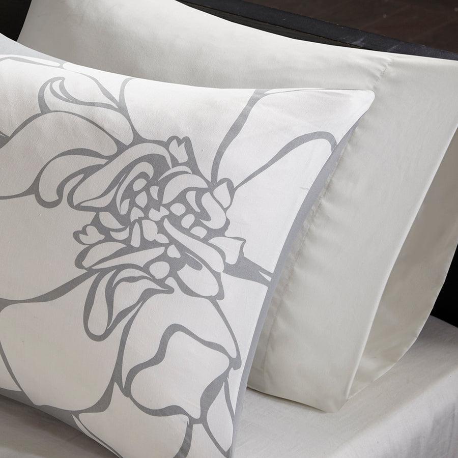Olliix.com Comforters & Blankets - Lola Comforter Set Gray & Blush King