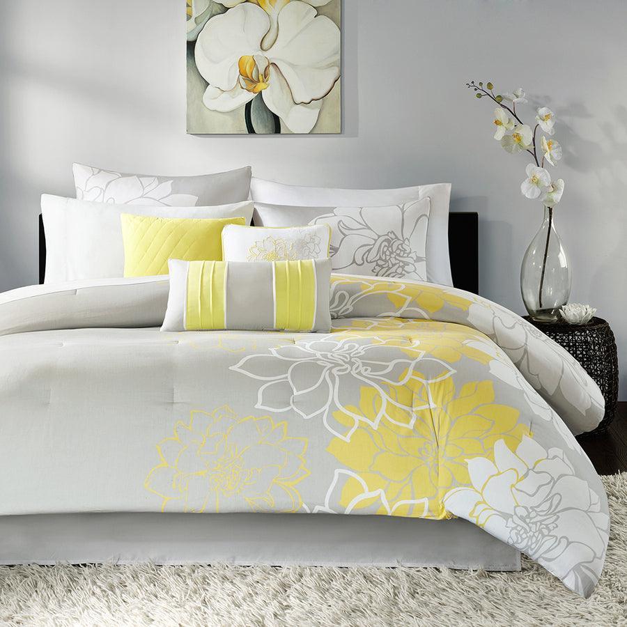 Olliix.com Comforters & Blankets - Lola King Comforter Transitional Set Yellow