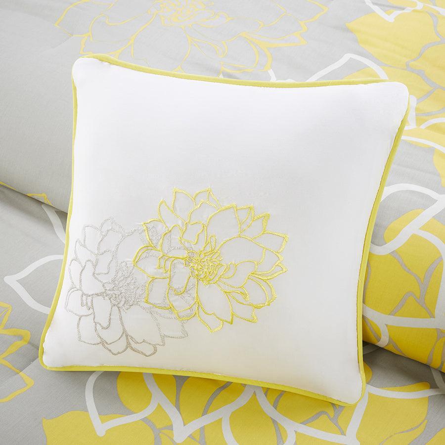 Olliix.com Comforters & Blankets - Lola King Comforter Transitional Set Yellow