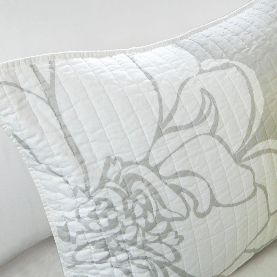 Olliix.com Comforters & Blankets - Lola King/California King 6 Piece Reversible Cotton Printed Coverlet Set Yellow