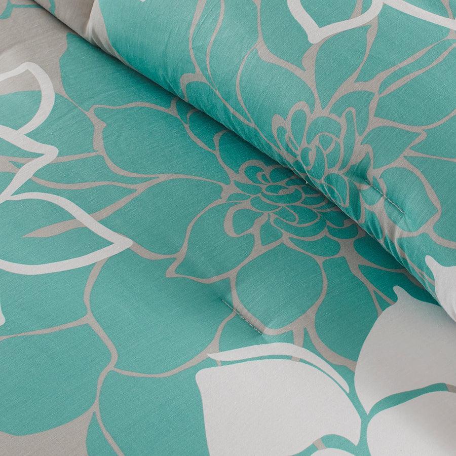 Olliix.com Comforters & Blankets - Lola Queen Comforter Transitional Set Aqua