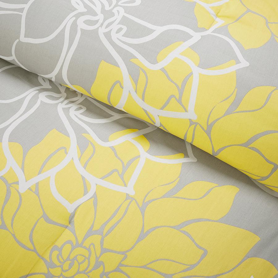 Olliix.com Comforters & Blankets - Lola Queen Transitional Comforter Set Yellow
