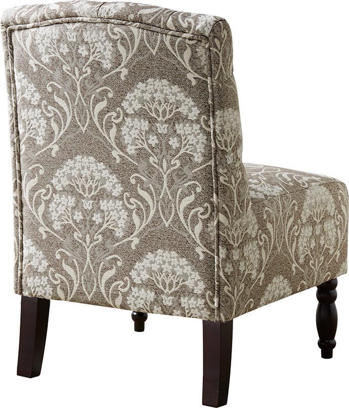 Olliix.com Accent Chairs - Lola Tufted Armless Chair Taupe
