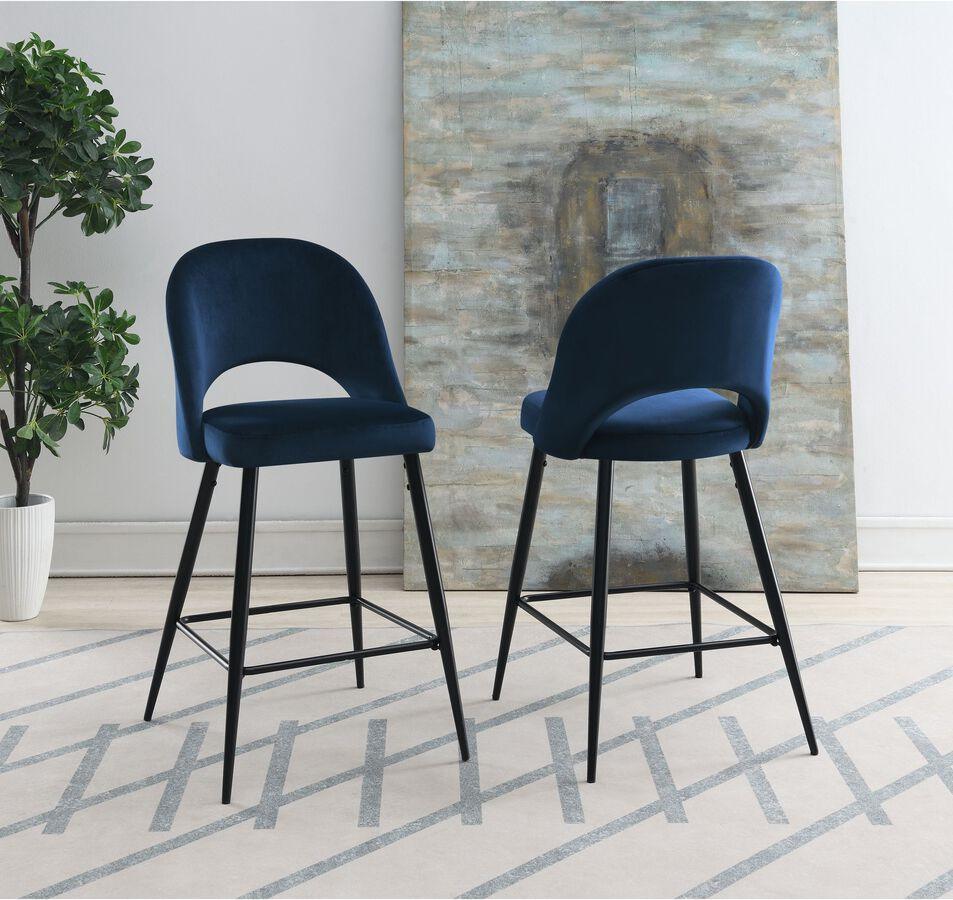 Elements Barstools - Loran Bar Stool in Navy