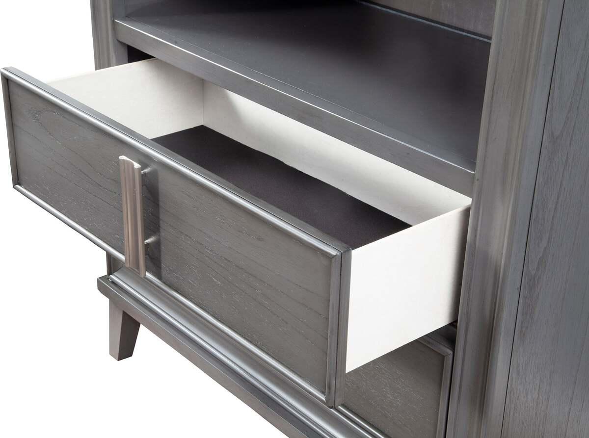 Alpine Furniture TV & Media Units - Lorraine TV Media Chest Dark Gray