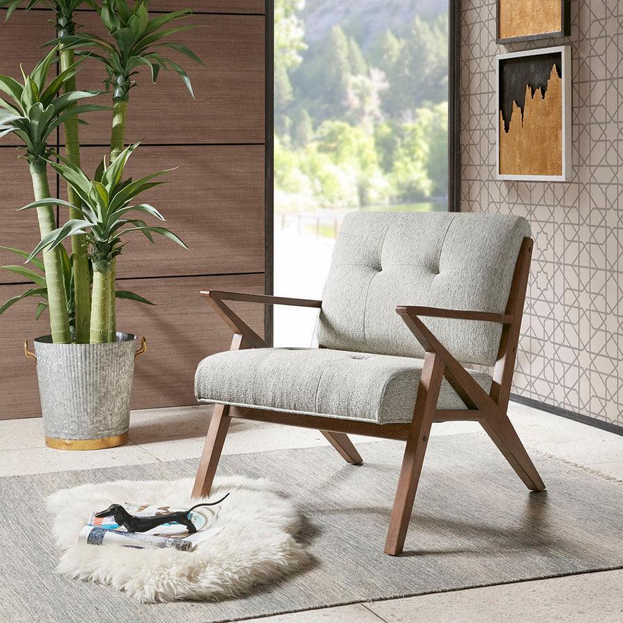 Olliix.com Accent Chairs - Lounge Chair Light Grey II110-0396