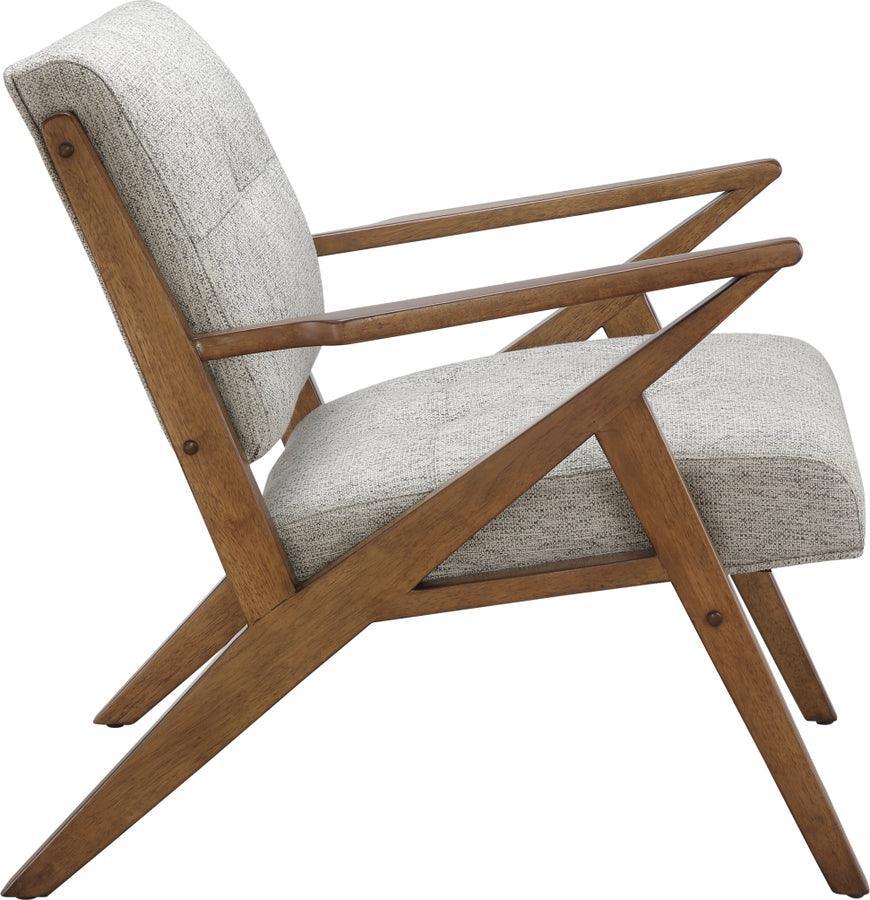 Olliix.com Accent Chairs - Lounge Chair Light Grey II110-0396