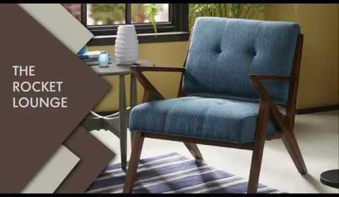 Olliix.com Accent Chairs - Lounge Chair Light Grey II110-0396