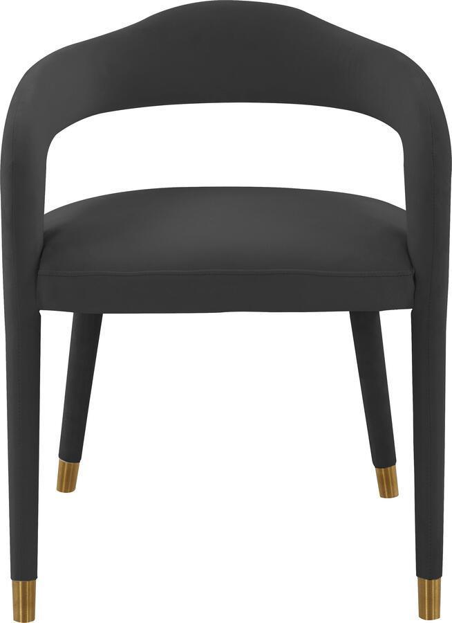 Tov Furniture Dining Chairs - Lucia Black Velvet Dining Chair