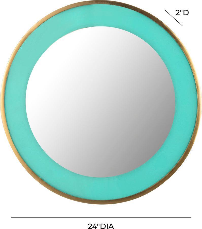 Tov Furniture Mirrors - Lucille Mirror Blue