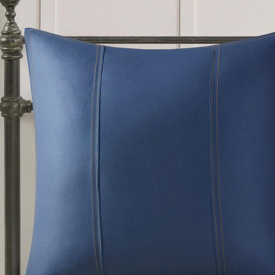 Olliix.com Duvet & Duvet Sets - Lucy Cottage/Country 9 Piece Cotton Twill Reversible Duvet Set Cal King Red