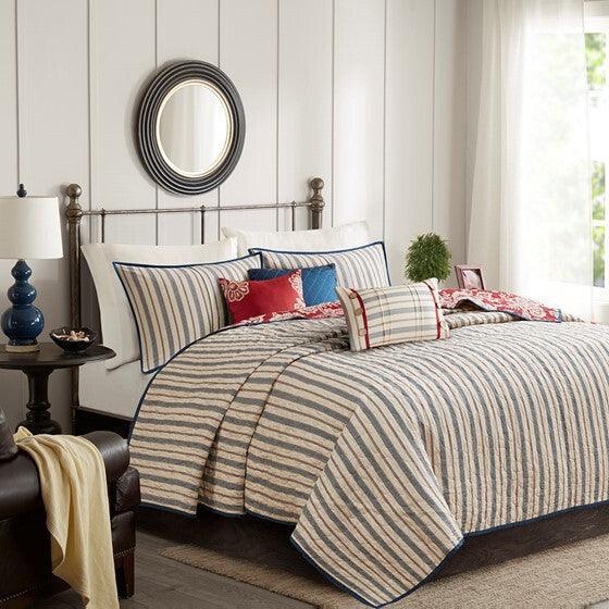Olliix.com Comforters & Blankets - Lucy Coverlet & Bedspread Full / Queen Red