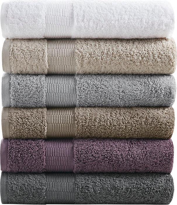 Shop Luxor Bath Towel Taupe, Bath Linens