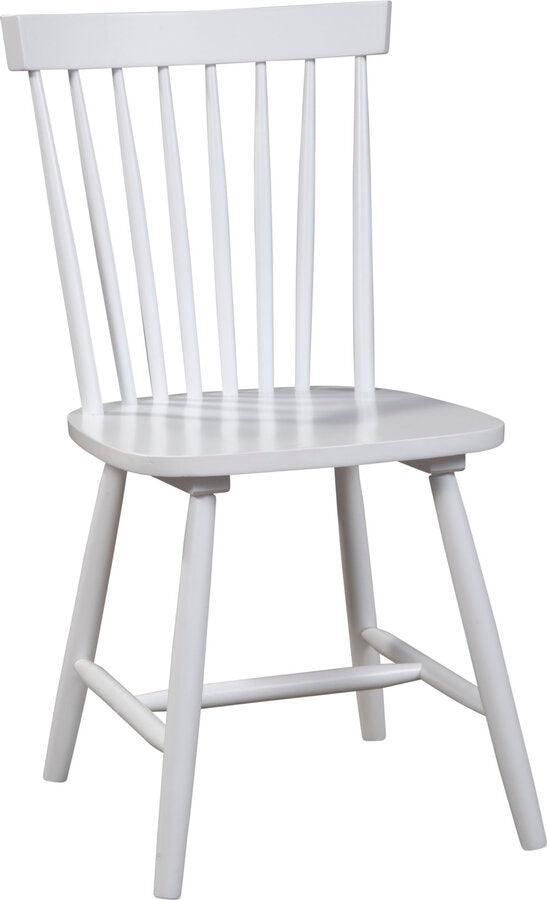 Alpine Furniture Dining Chairs - Lyra Set of 2 Side Chairs, White