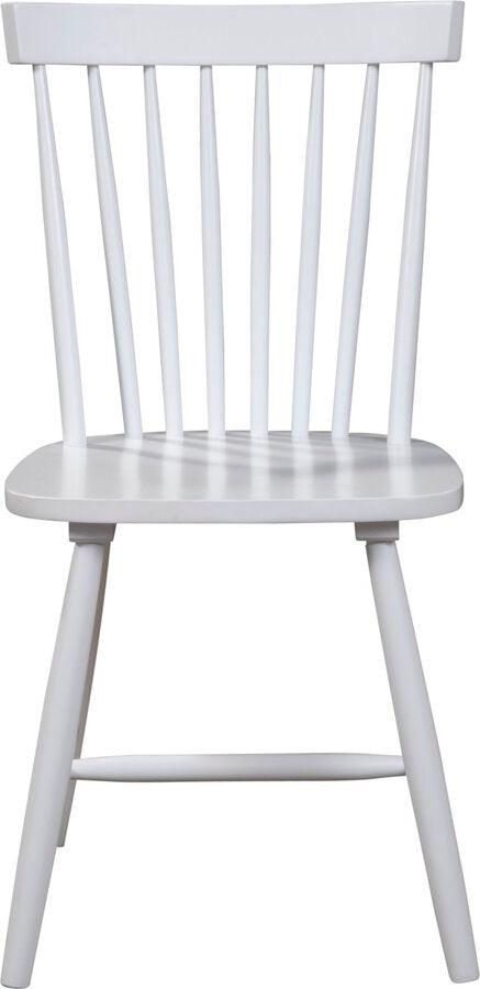 Alpine Furniture Dining Chairs - Lyra Set of 2 Side Chairs, White