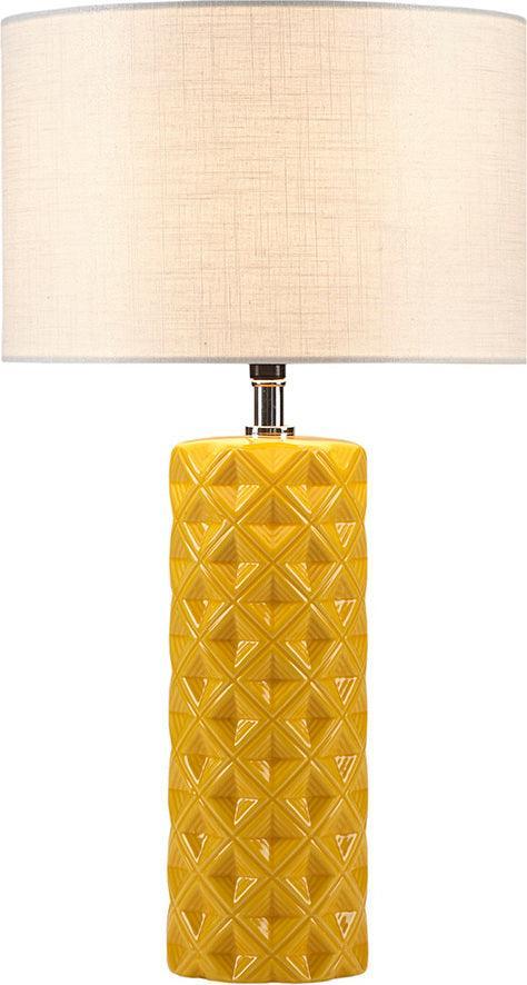 Olliix.com Table Lamps - Macey Ceramic Table Lamp Orange