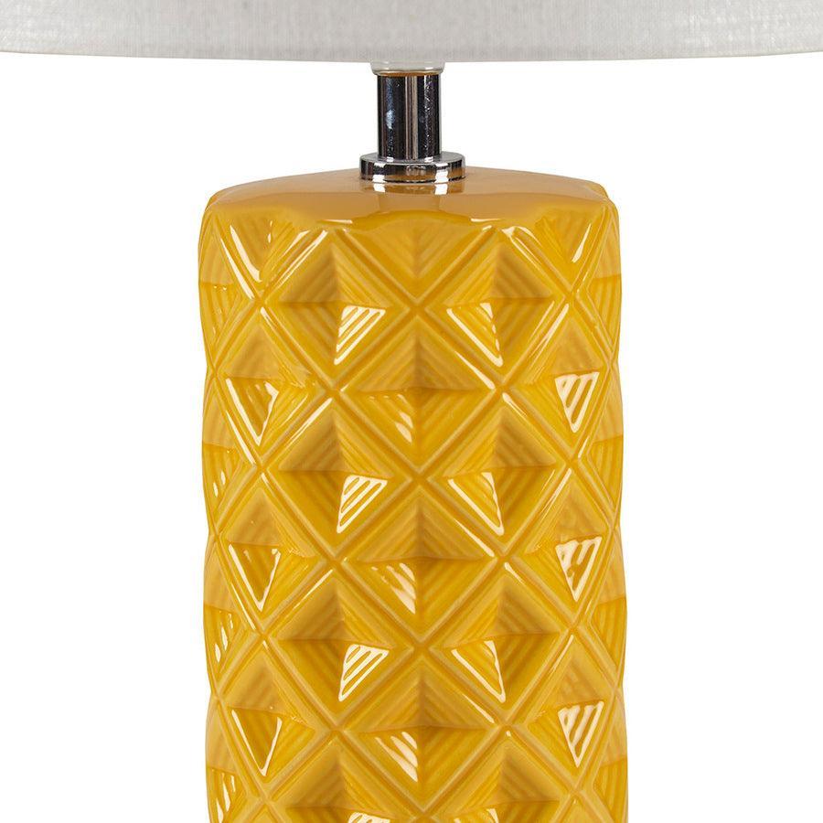 Olliix.com Table Lamps - Macey Ceramic Table Lamp Orange